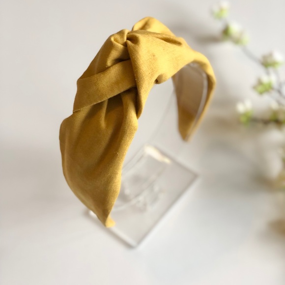 Yobys' Amber Linen Knot Headband - Picture 3 of 6